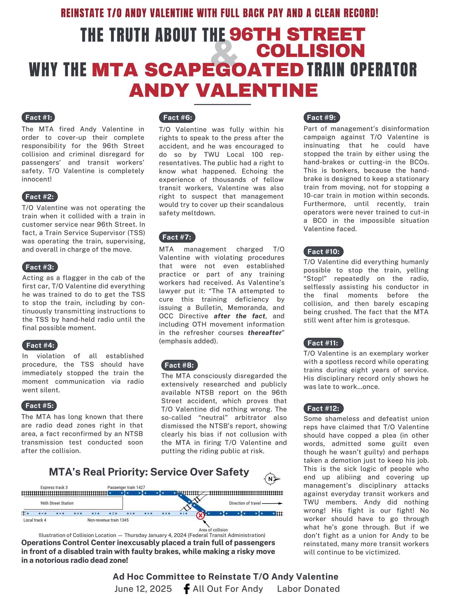 Why the MTA Scapegoated Andy Valentine